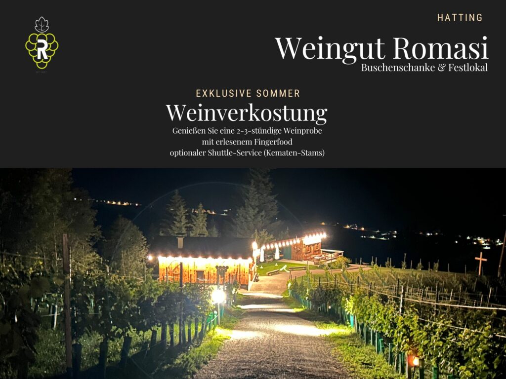 Werbung Weingut Romasi Plakat 120 x 90 cm 2 Romasi